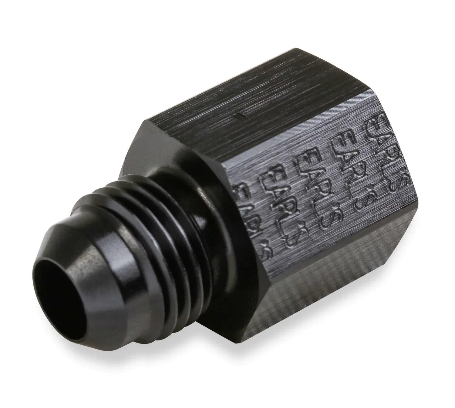 Earls -6 AN Male to 14mm x 1.50 Female - Black - AT9894DBHERL